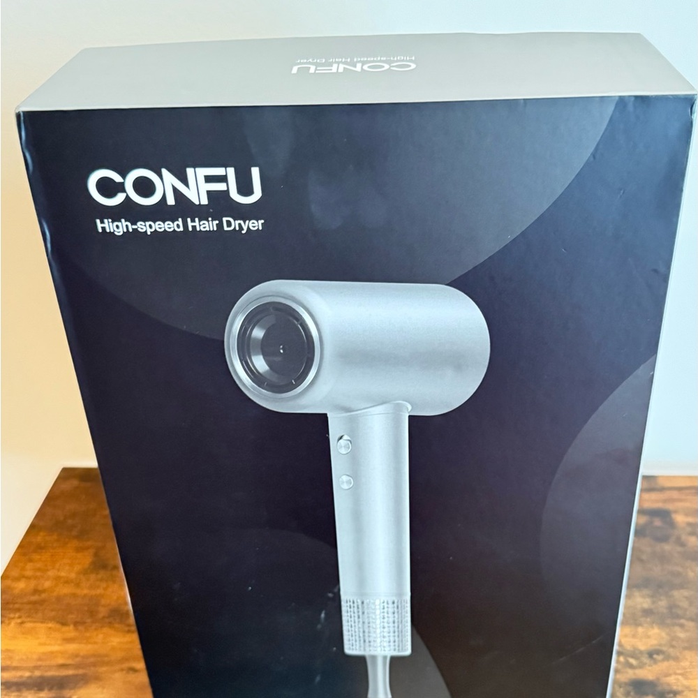 NEW PINK CONFU Hair Dryer 110000 RPM Fast Drying with Magnetic Diffuser & Slim